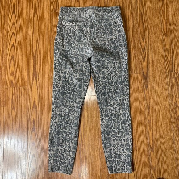 Spanx Womens Medium Snakeskin Pattern Jeggings - Picture 5 of 10